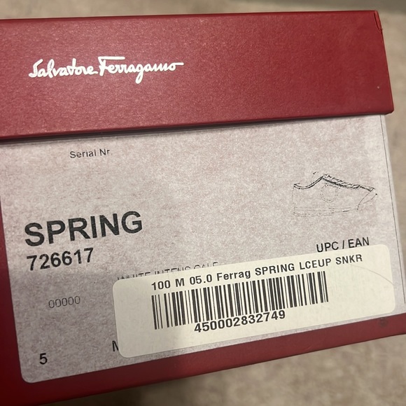 💯Authentic Salvatore Ferragamo Spring Sneaker - Picture 7 of 8